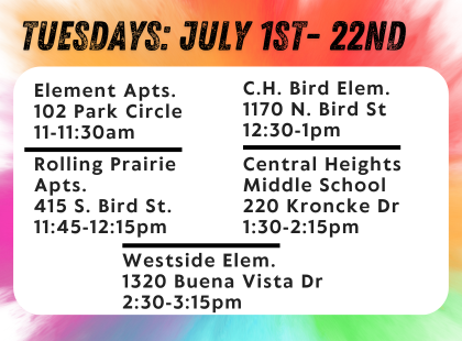 Visit the Dream Bus this Summer, July 1-22