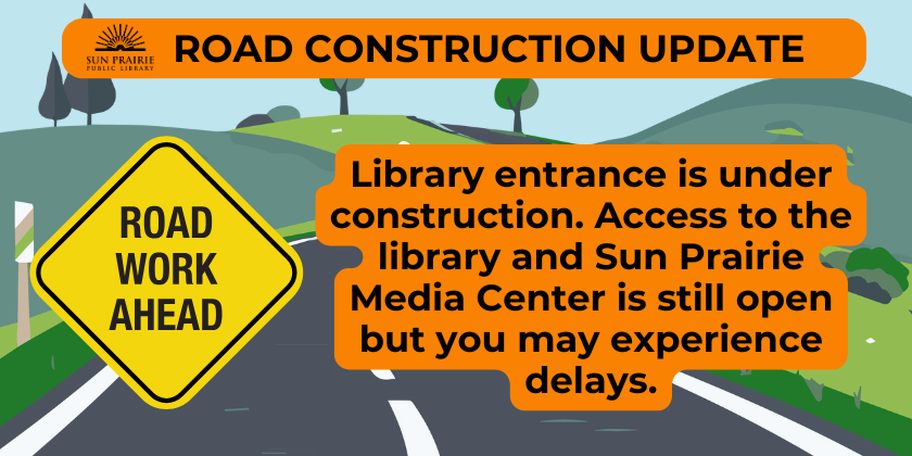 The library entrance is under construction. Access to the library and SPMC is still open but you may experience delays